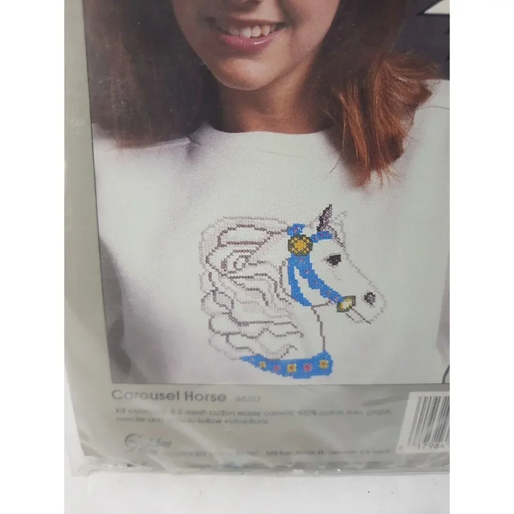 Golden Bee Wearables to Cross Stitch Carousel Horse 60257